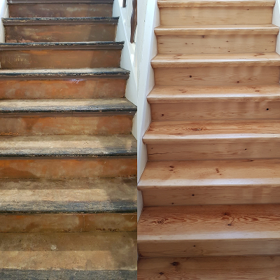 Individuelle aus ALT wird NEU Treppe Individuelle Treppe