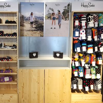 Happy Socks Verkaufsschrank Auslage
